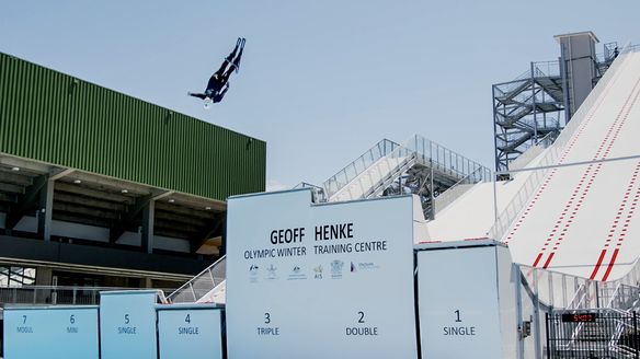 Australia’s freestyle team fly high at brand new water ramp facility in Brisbane