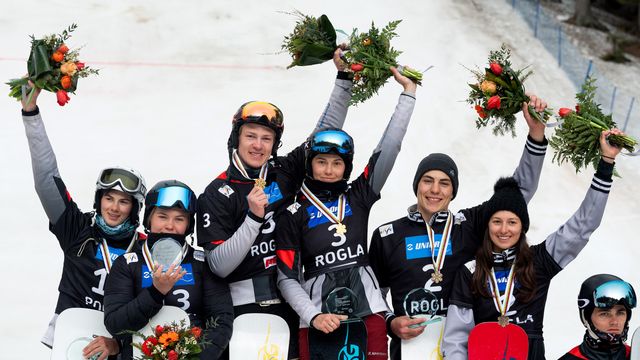 FIS Junior World Championship - Rogla SLO - Snowboard Parallel Team Event - PSL © Miha Matavz/FIS