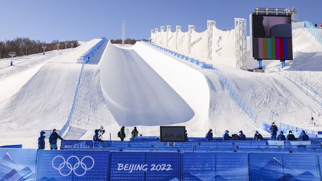 The Beijing 2022 halfpipe © GEPA Pictures/Patrick Steiner