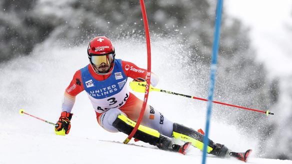 Meillard Storms to First Victory of the Season in Aspen, Feller Unable to Clinch Slalom Title