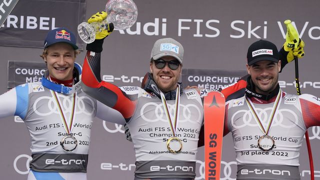 Kilde, Odermatt and Kriechmayr finished 1-2-3 in last season super-G standings (Agence Zoom)