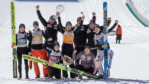 Women Ski Jumping World Cup - Season-end Team and individual in Chaikovsky