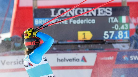 Federica Brignone makes history in St. Moritz