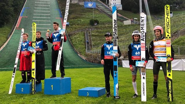 Daniel Tschofenig, Fredrik Villumstad, Manuel Fettner, Anze Lanisek, Markus Mueller, Mika Schwann