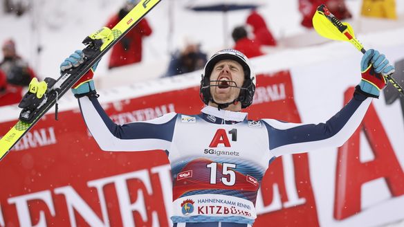 UNION JACK AT THE HAHNENKAMM