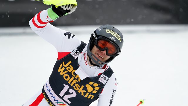 KRANJSKA GORA, SLOVENIA - MARCH 05: Michael Matt of Austria takes 1st place during the Audi FIS Alpine Ski World Cup Men's Slalom on March 05, 2017 in Kranjska Gora, Slovenia (Photo by Stanko Gruden/Agence Zoom)