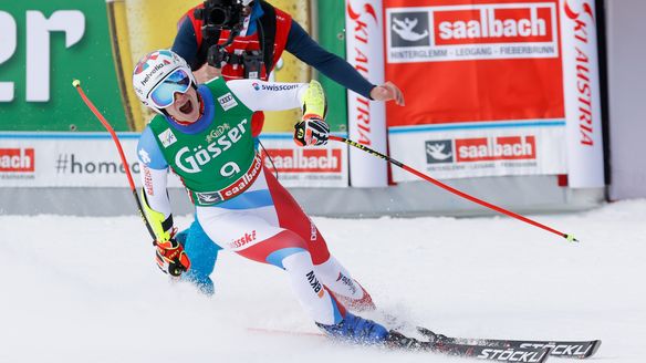 Odermatt wins key Super-G in Saalbach