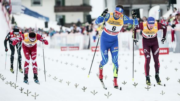 Weng and Poltoranin take 6th stage of Tour de Ski