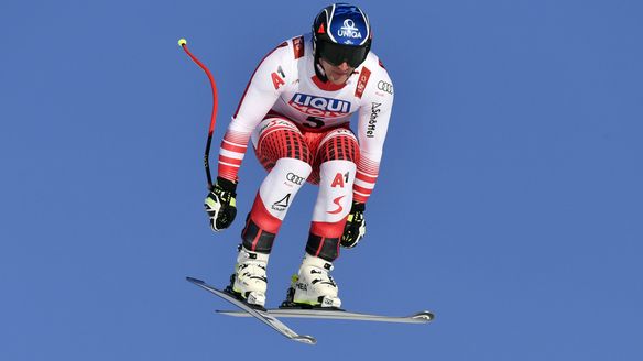 First men's downhill training at Are 2019