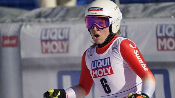 Flury wins first World Cup downhill to lead Swiss 1-2