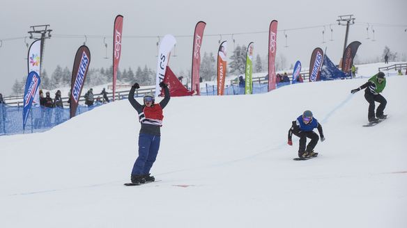 Paul and Koblet new SBX junior world champions