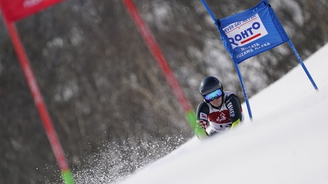 YUZAWA NAEBA, JAPAN - FEBRUARY 22 : Filip Zubcic of Croatia competes during the Audi FIS Alpine Ski World Cup Men's Giant Slalom on February 22, 2020 in Yuzawa Naeba Japan. (Photo by Francis Bompard/Agence Zoom)