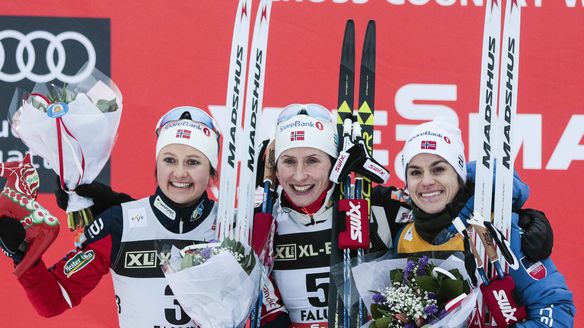 Bjoergen records 105th individual World Cup win in Falun