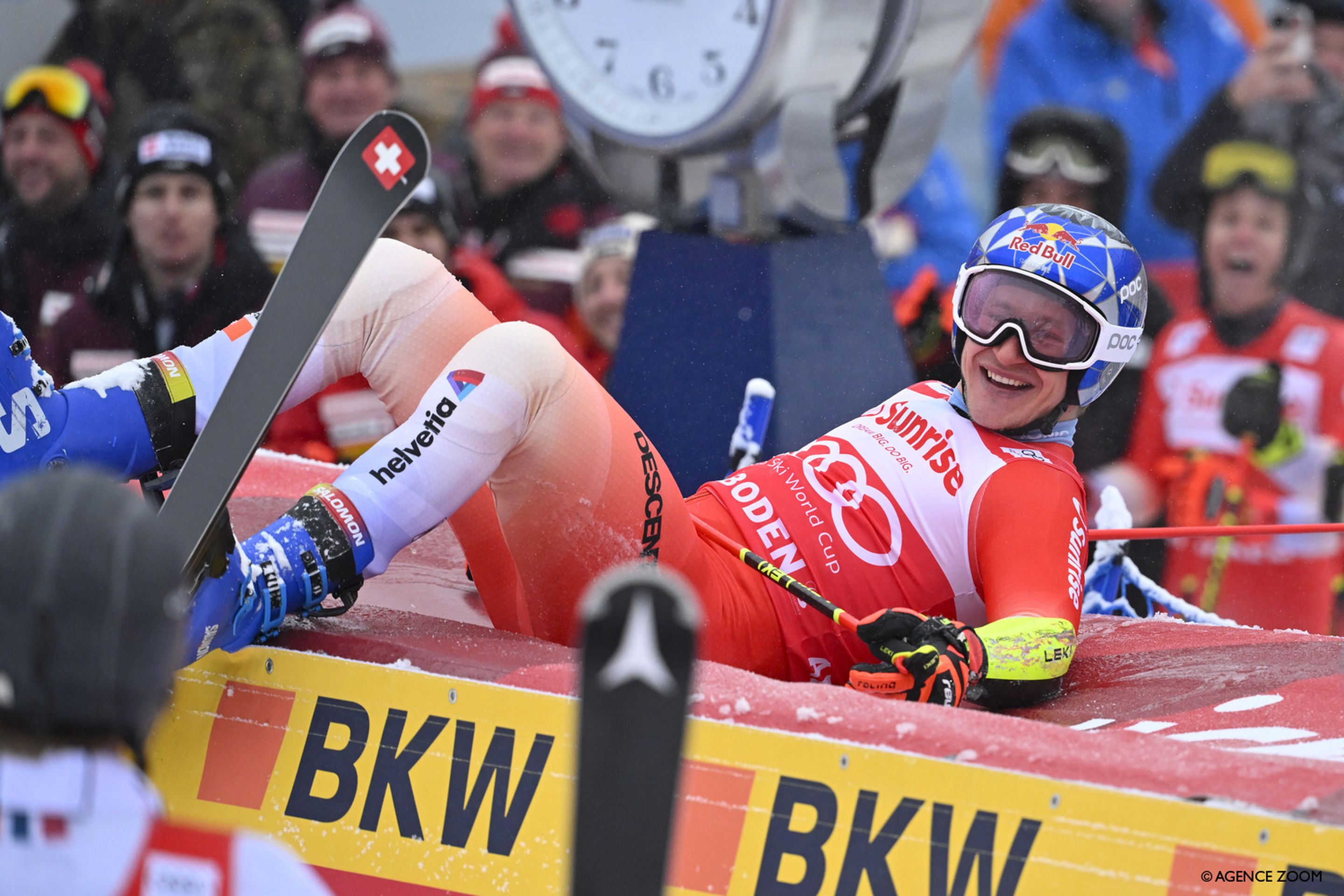 Marco Odermatt (SUI) enjoys yet another giant slalom victory (Agence Zoom)