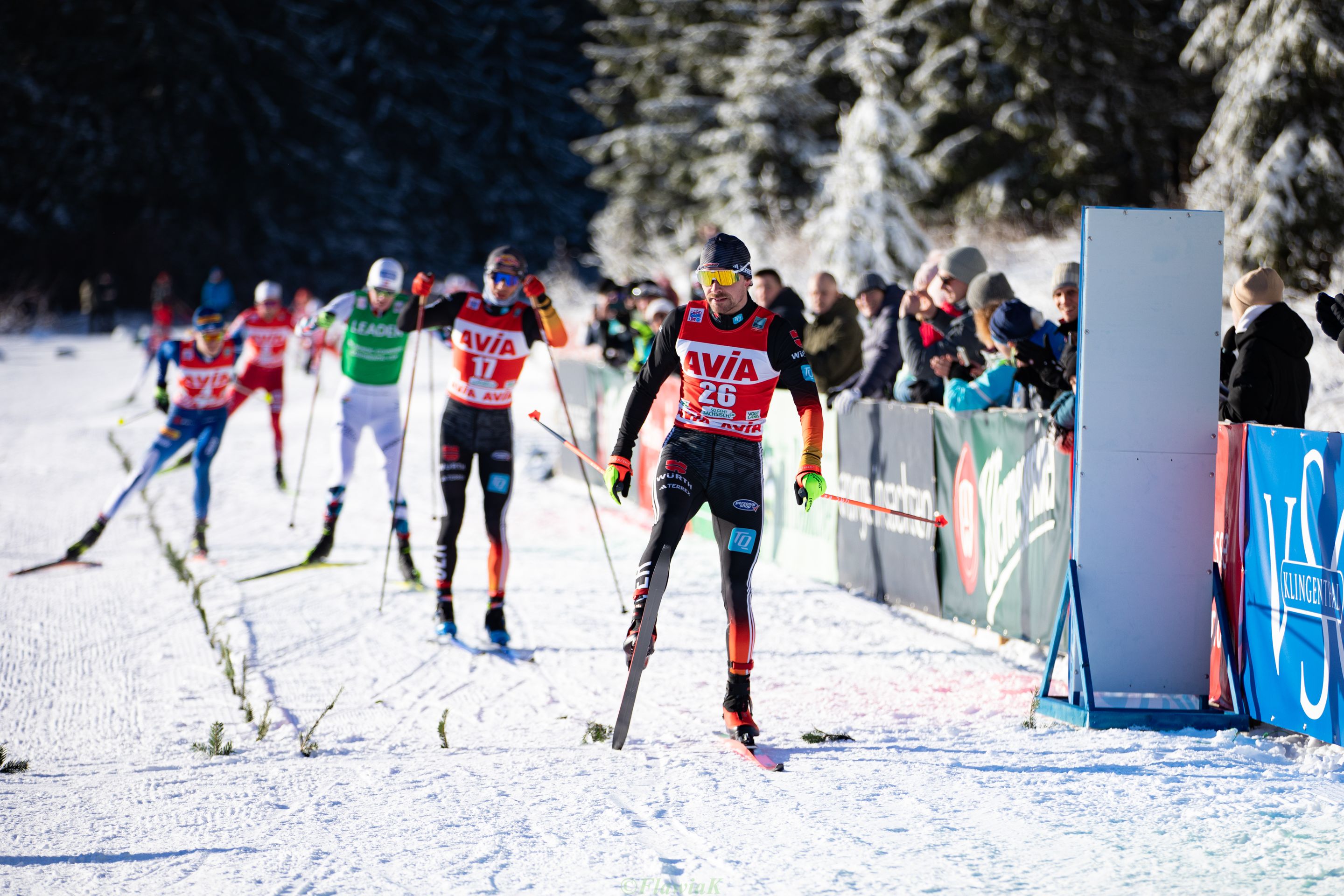 Riessle taking his second win in Klingenthal (c) Flawia Krawczyk