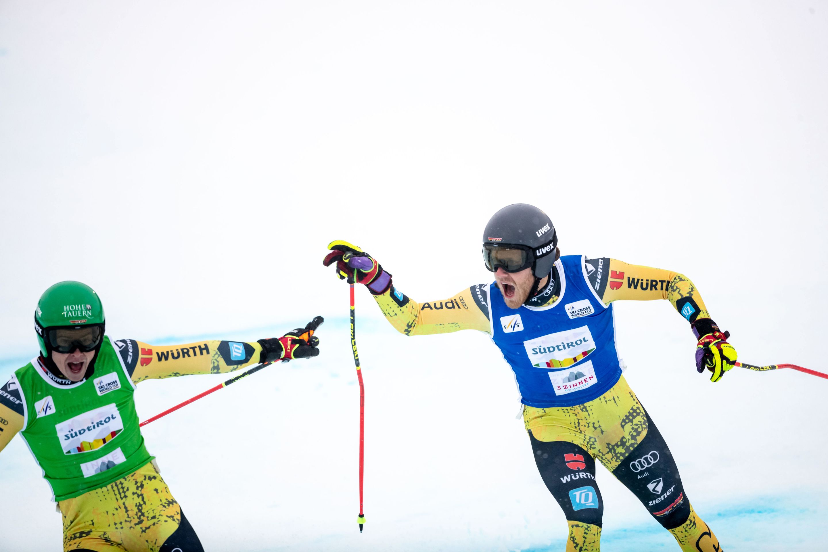 Florian Wilmsmann and Tim Hronek react after the big final