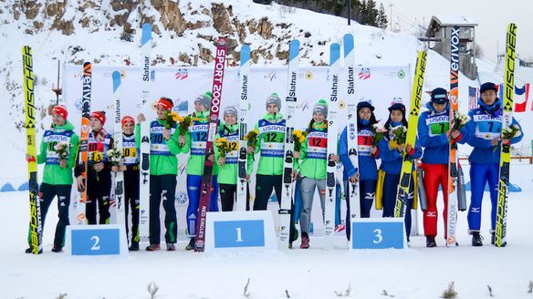 Final Ski Jumping gold in Park City to Slovenia