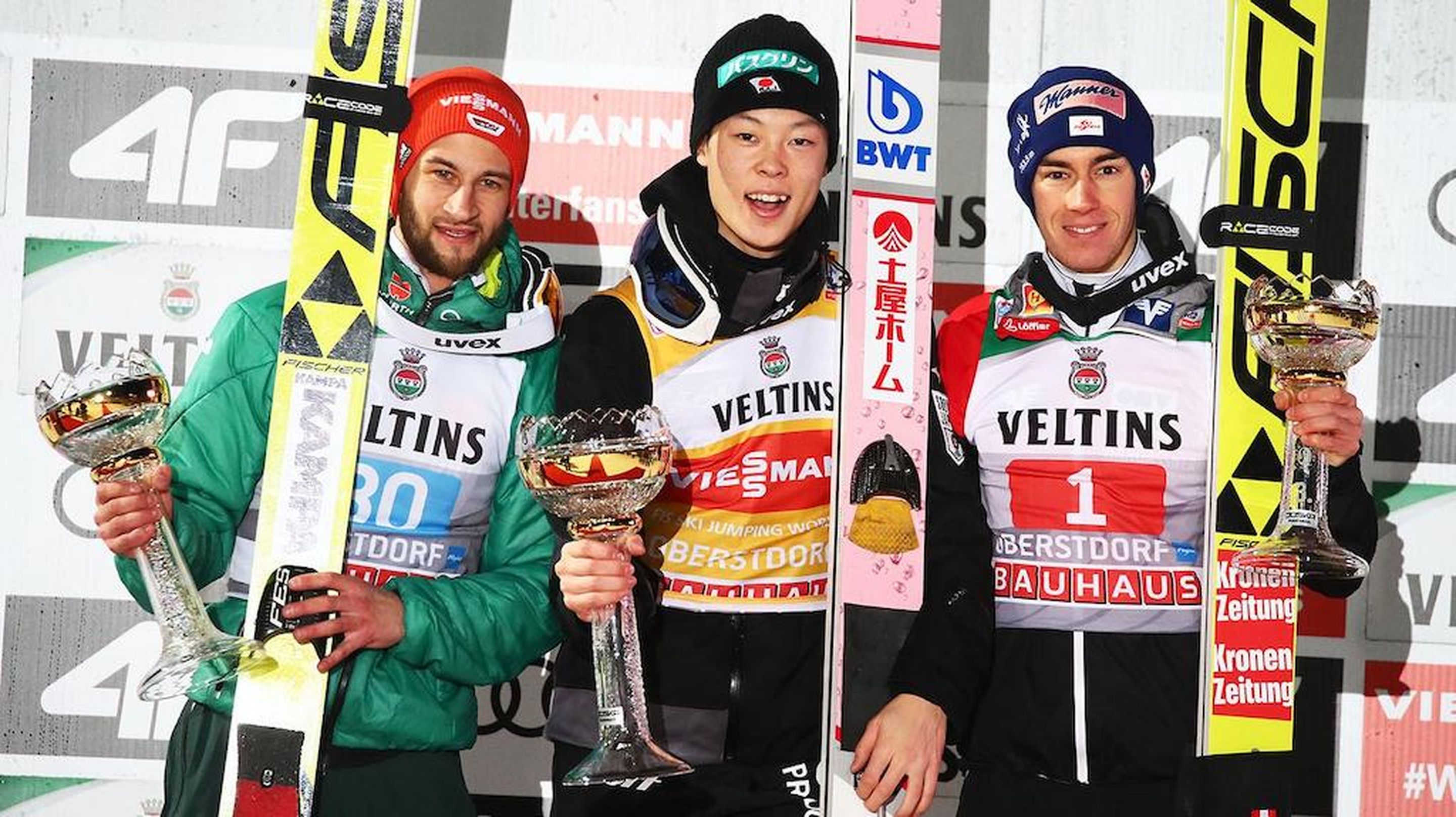 Markus Eisenbichler, Ryoyu Kobayashi, Stefan Kraft