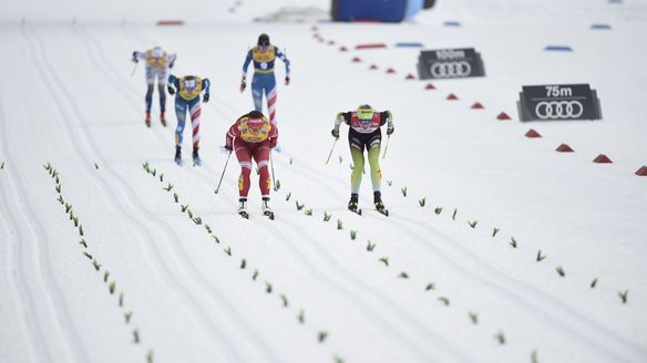 Nepryaeva and Klæbo conquer Oberstdorf sprint