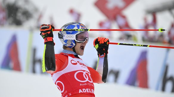 'In a different league': Odermatt wins seventh straight giant slalom race