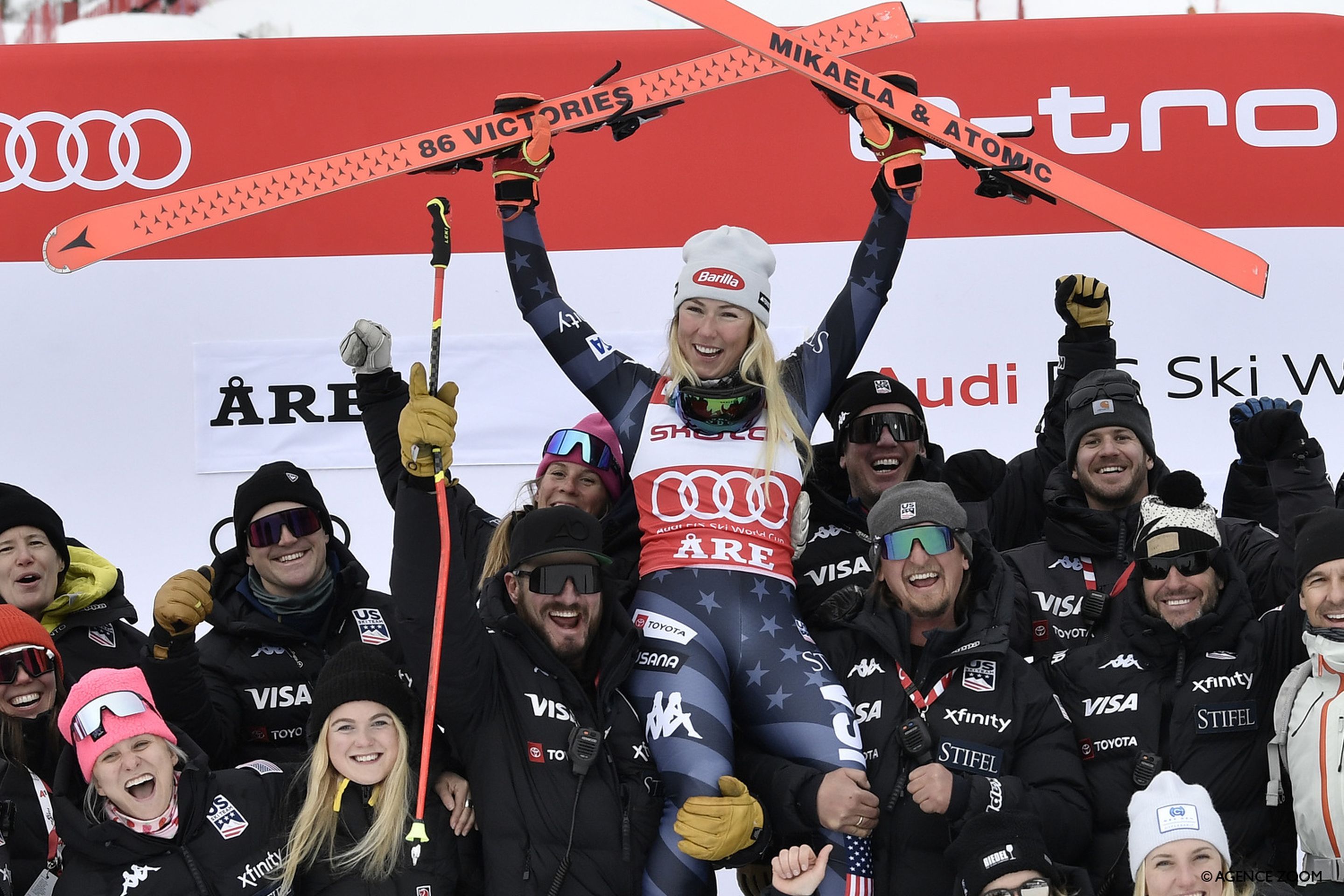 Shiffrin will try for win number 87 tomorrow (Agence Zoom)