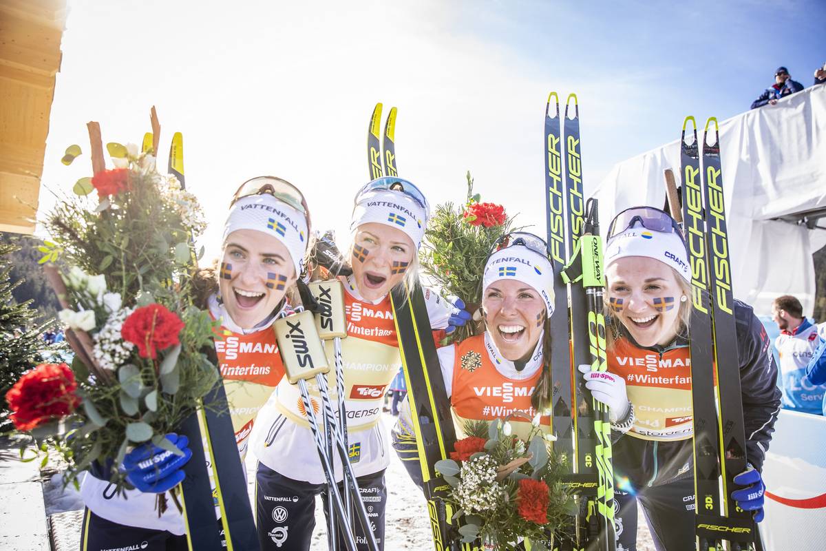 FIS | A golden Swedish ladies relay team