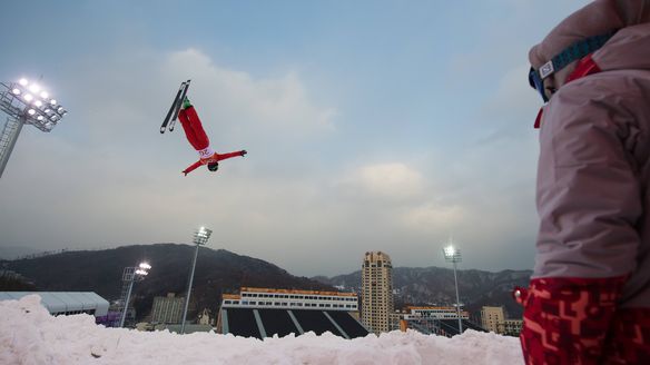 Huskova defends ladies' aerials gold for Belarus