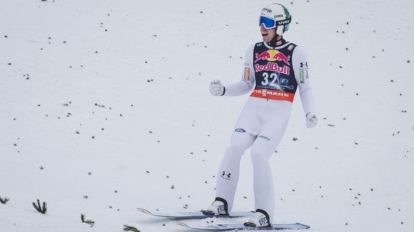 Ski Flying World Championships at Kulm: Timi Zajc leads at half-time