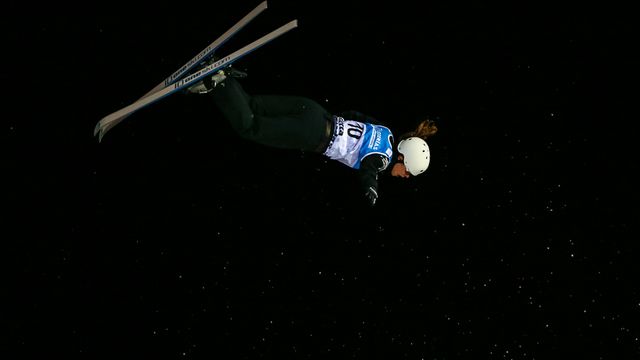 SIERRA NEVADA, SPAIN Ð MARCH 10: Ashley Caldwell of USA wins the gold medal during the FIS Freestyle Ski & Snowboard World Championships Aerials on March 10, 2017 in Sierra Nevada, Spain (Photo by Laurent Salino/Agence Zoom)