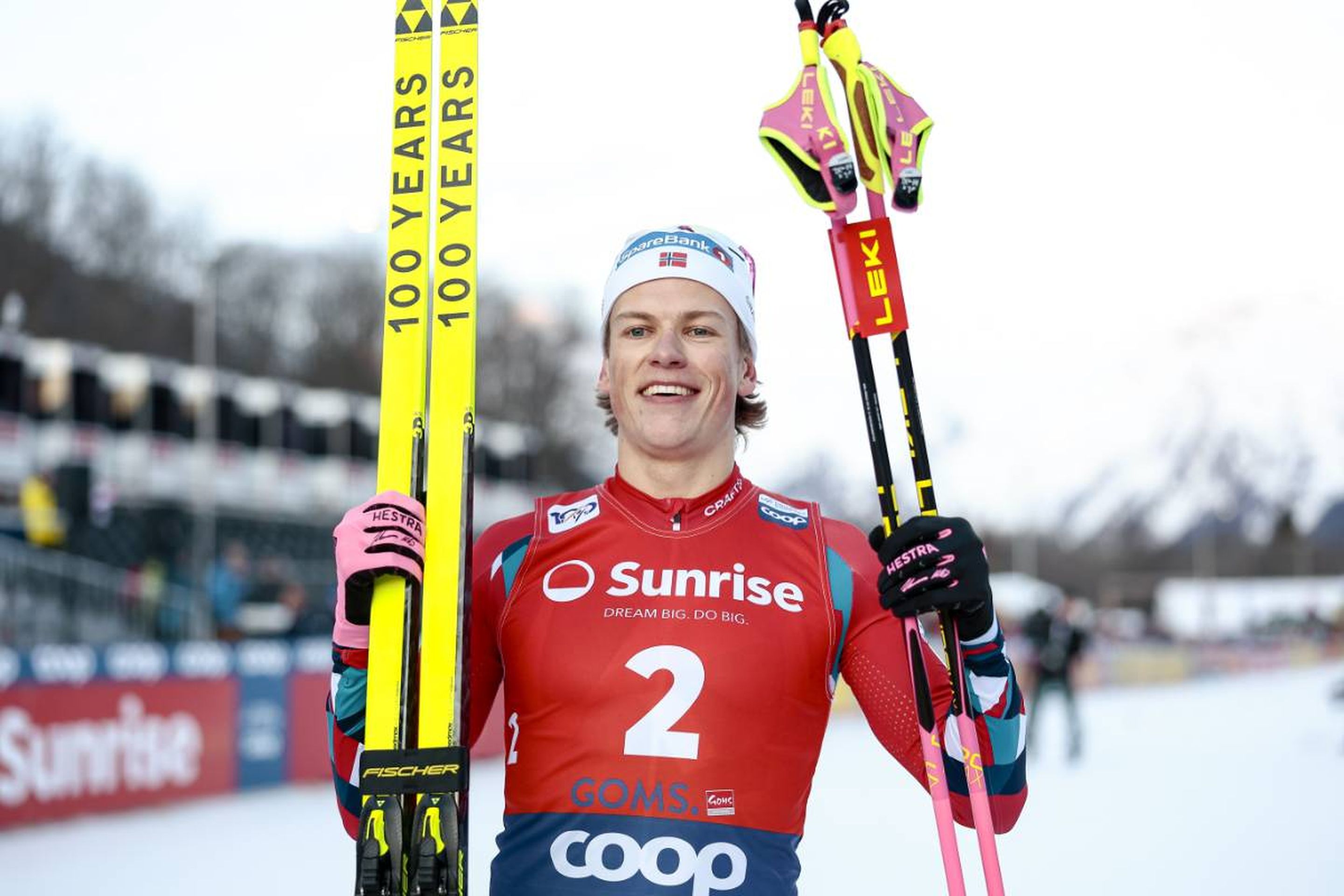 Comeback King: Johannes Hoesflot Klaebo has that winning feeling again @ Nordic Focus