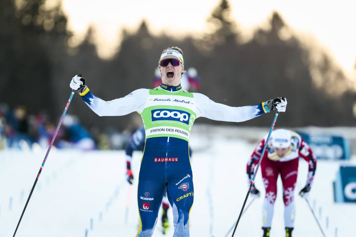 Swede victory: Anger roars to first World Cup win in Les Rousses sprint