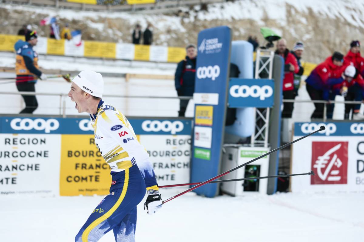 Poromaa claims first World Cup victory to complete successful weekend for Sweden in Les Rousses