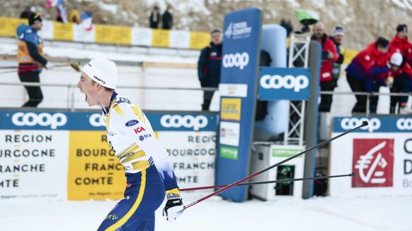 Poromaa claims first World Cup victory to complete successful weekend for Sweden in Les Rousses