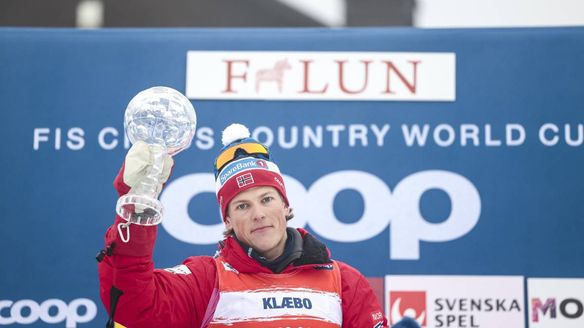 Klaebo signs off 'one of the best sprint seasons' of his career with Falun victory