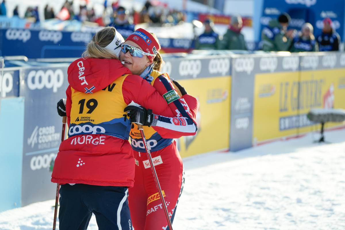 Slind beats Niskanen and Johaug to claim first World Cup win in Davos 20km