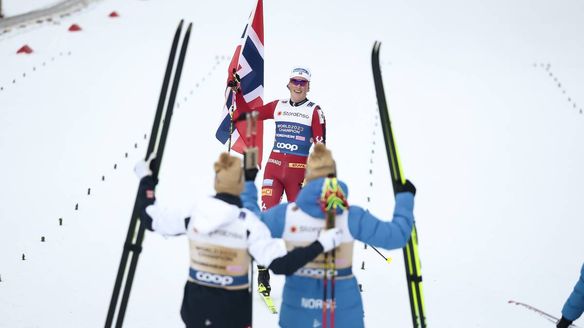 Norway dominate Men’s 4x7.5km Relay as Switzerland secure surprise silver