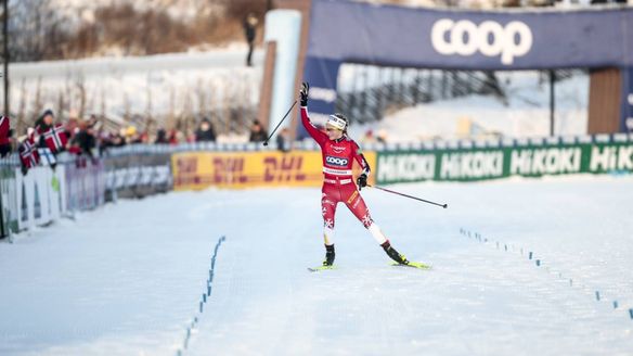 Johaug (NOR) slays skiathlon in Lillehammer as comeback gains pace