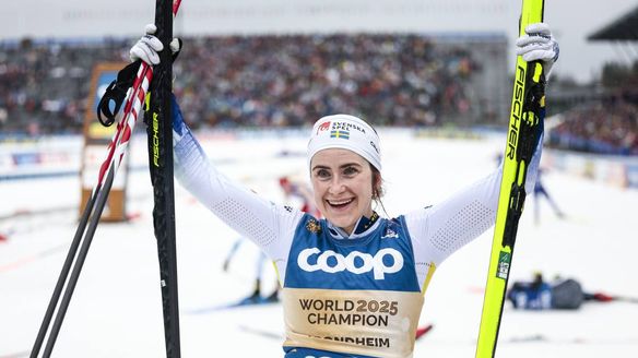 ‘I can’t believe it’ – Andersson defends world title after dramatic Skiathlon in Trondheim