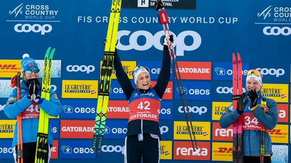 Johaug kicks back to win 20km in Oslo: 'I was just smiling out there'