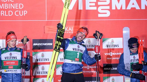 Rydzek ends six-year wait for win with 'dream' performance in Ruka