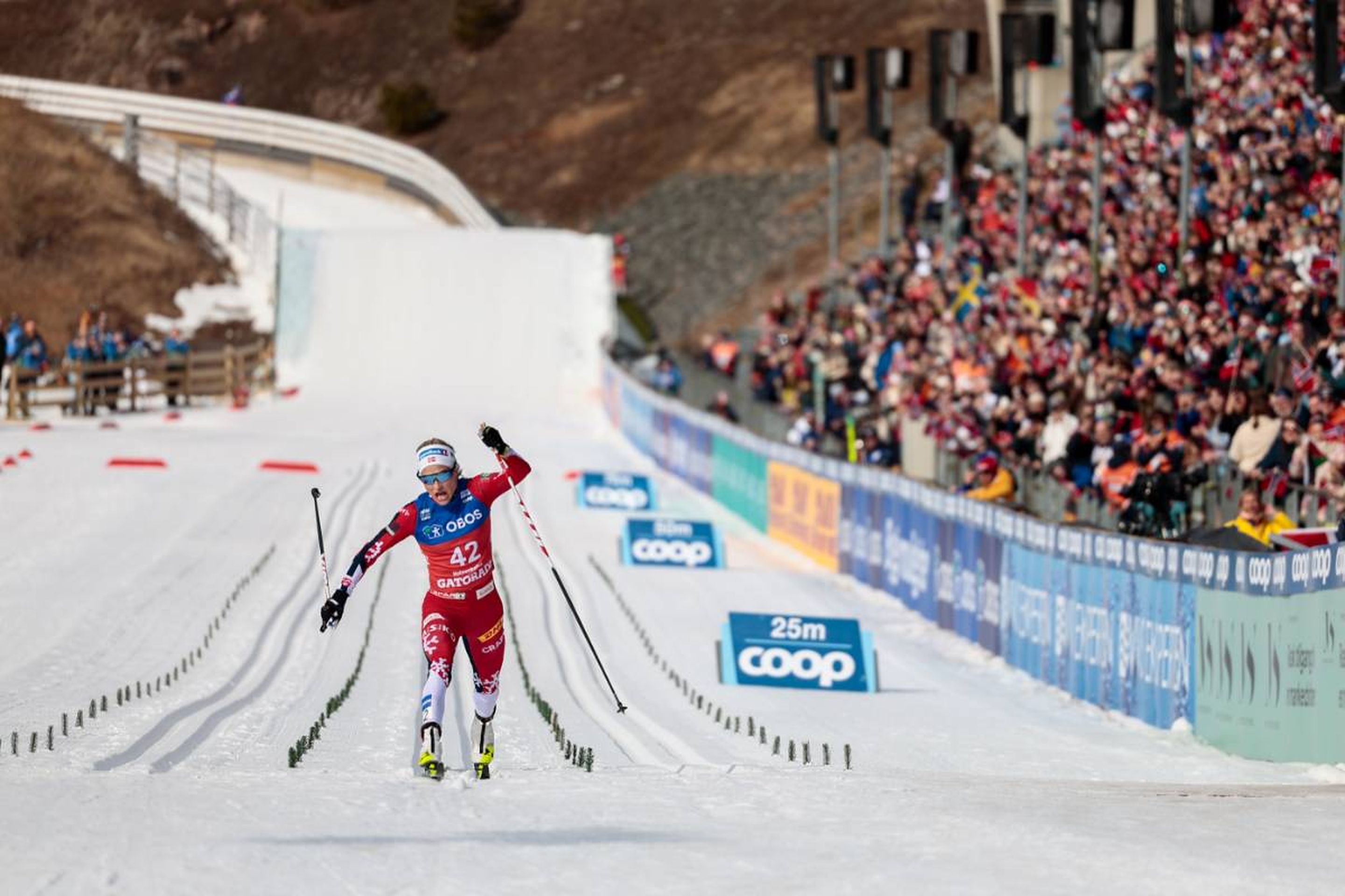 FIS | Johaug kicks back to win 20km in Oslo: 'I was just smiling out there'