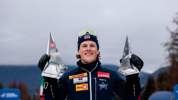 Klaebo cruises to record-equalling fourth Tour de Ski triumph