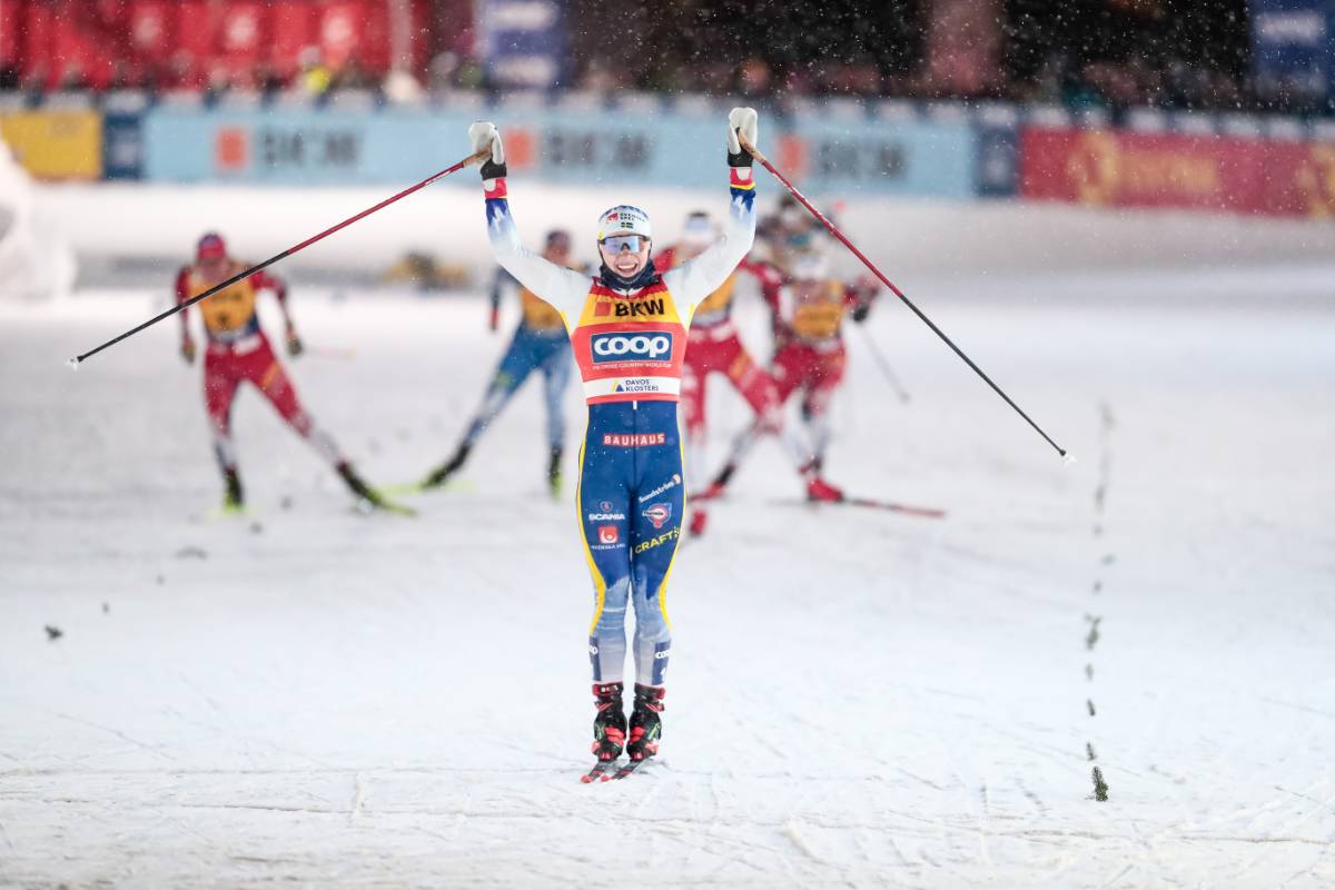 Swedish sprint sensation Sundling makes it a Davos double