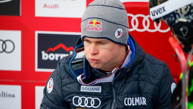 BORMIO, ITALY - DECEMBER 29: Alexis Pinturault of France reacts during the Audi FIS Alpine Ski World Cup Men's Combined on December 29, 2017 in Bormio, Italy. (Photo by Christophe Pallot/Agence Zoom)