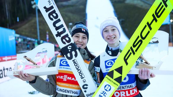 Prevc celebrates victory over “very strong” rival Maruyama