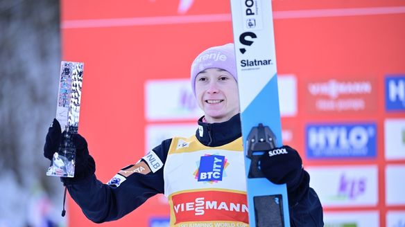 ‘Fighting’ Nika Prevc lands comeback crown in Ljubno