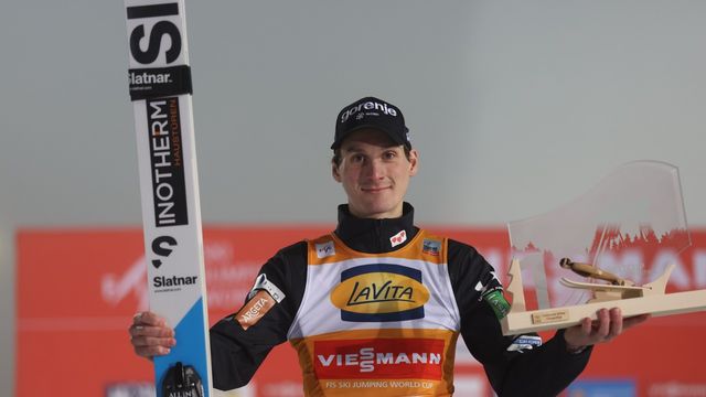 Prevc has won three events and finished on the podium six times so far this season - FIS/ActionPress/Julia Piatkowskav