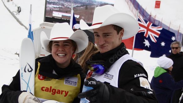 Cox and Graham win to make best-ever day for Australian moguls