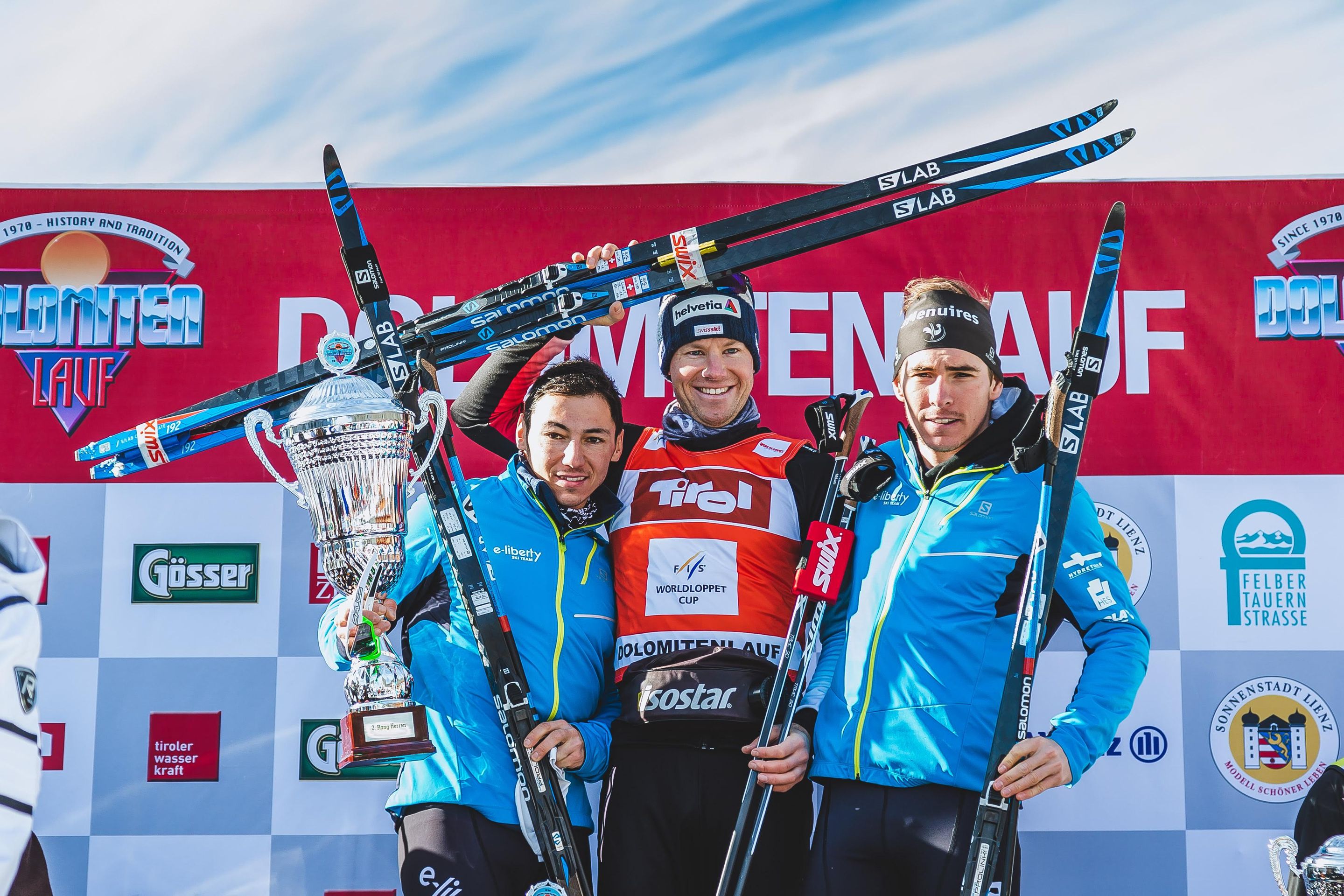 20.01.2019, Loipe Obertilliach, AUT, 45. Dolomitenlauf, Freestyle, im Bild // during the 45th Dolomitenlauf Freestyle race at Obertilliach, Austria on 2019/01/20, EXPA Pictures © 2019 PhotoCredit: EXPA/ Dominik Angerer