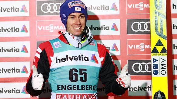 Stefan Kraft the best in the qualification in Engelberg